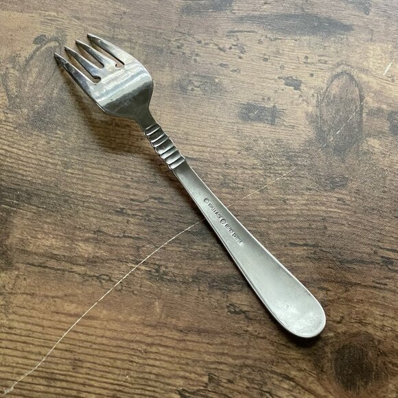 Wallace Salad Fork Set of 2 WAS167 18/10 Stainless Steel 7" Replacement Flatware - Picture 4 of 5